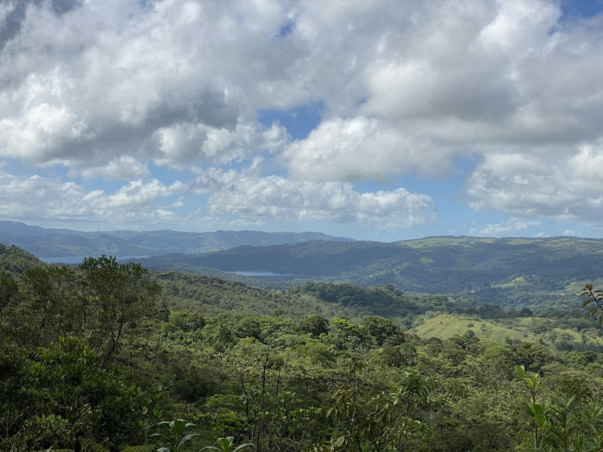 The Central Valley seen from the ridge above Escazú